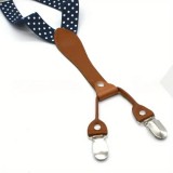                   Pöttyös nadrágtartó szett - Kék Férfi nadrágtartó